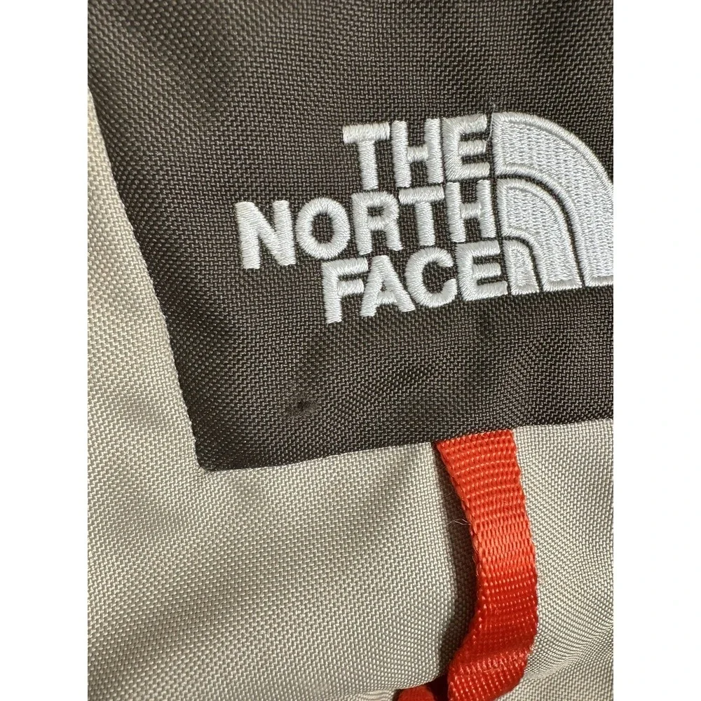 The North Face Vault Brown and Orang Vault Outdoor Hiking  Backpack